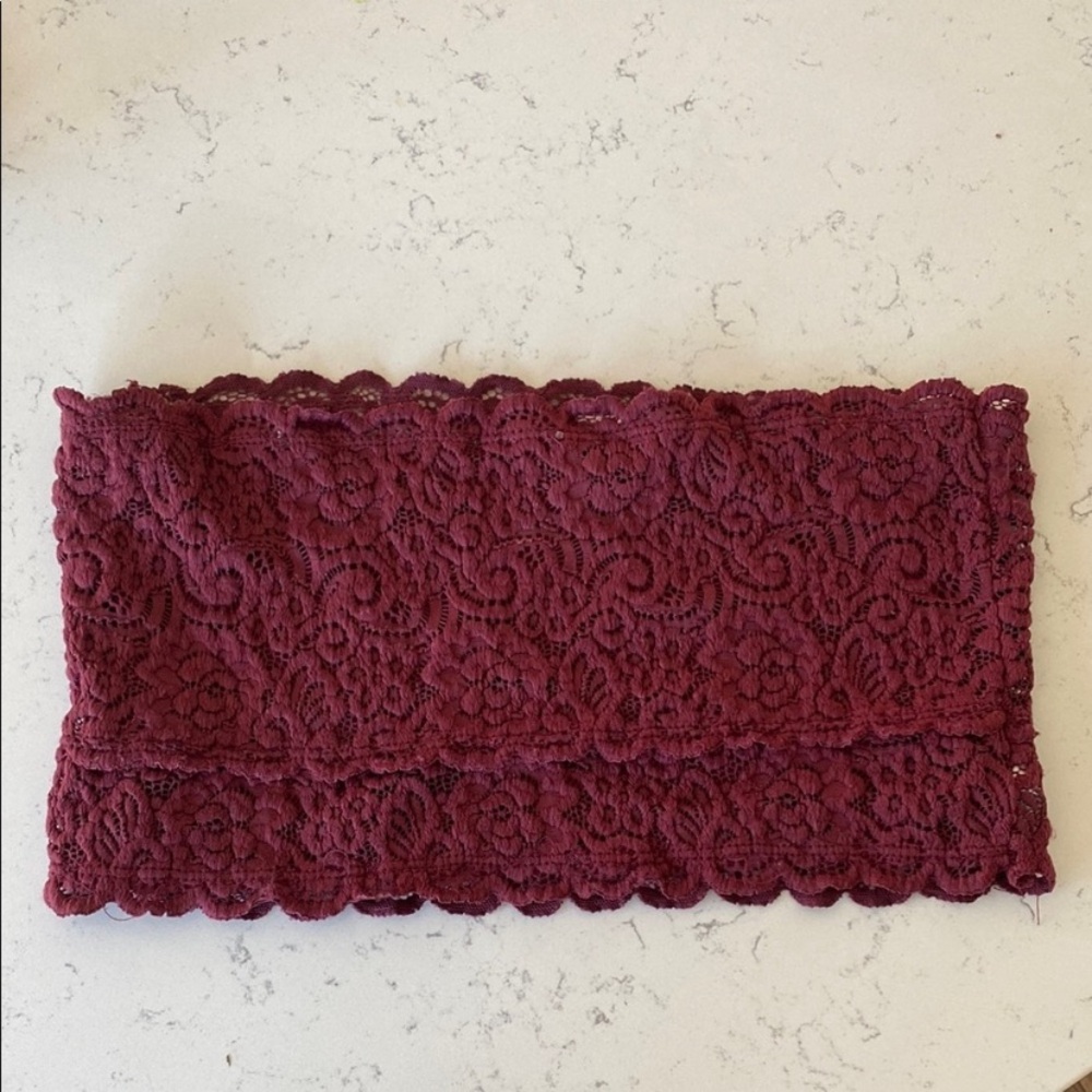 Burgundy Bandeau